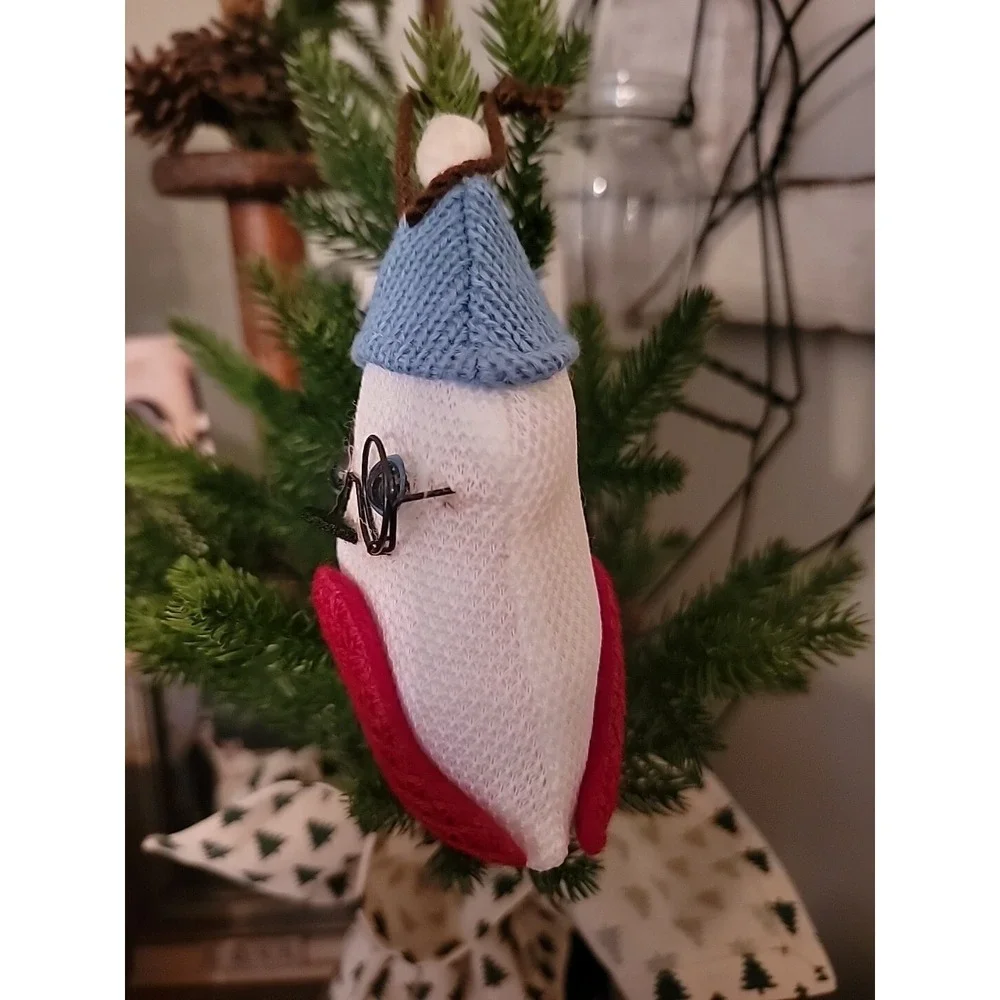 Target Wondershop Owl Bird With Blue Hat  Glasses Christmas  Ornament 2014